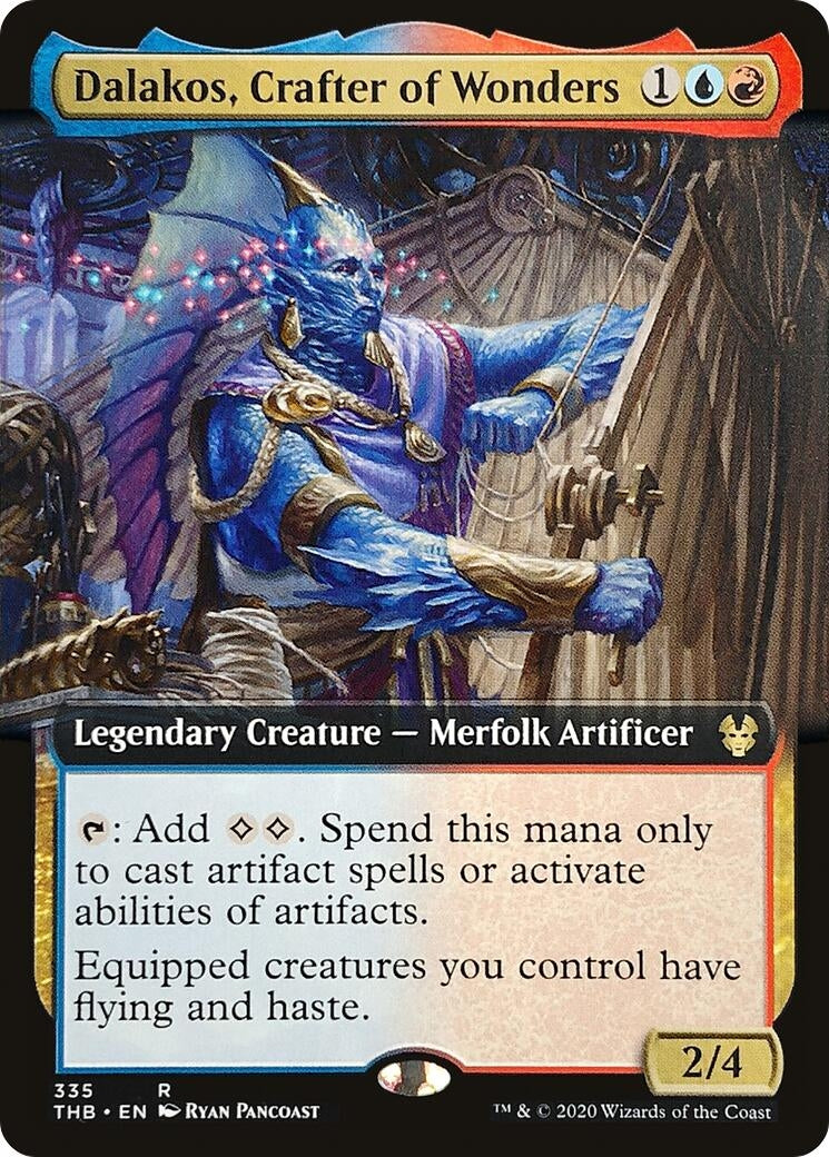 Image for Dalakos, Crafter of Wonders (Extended Art) (335) (Theros Beyond Death) - Magic: The Gathering
