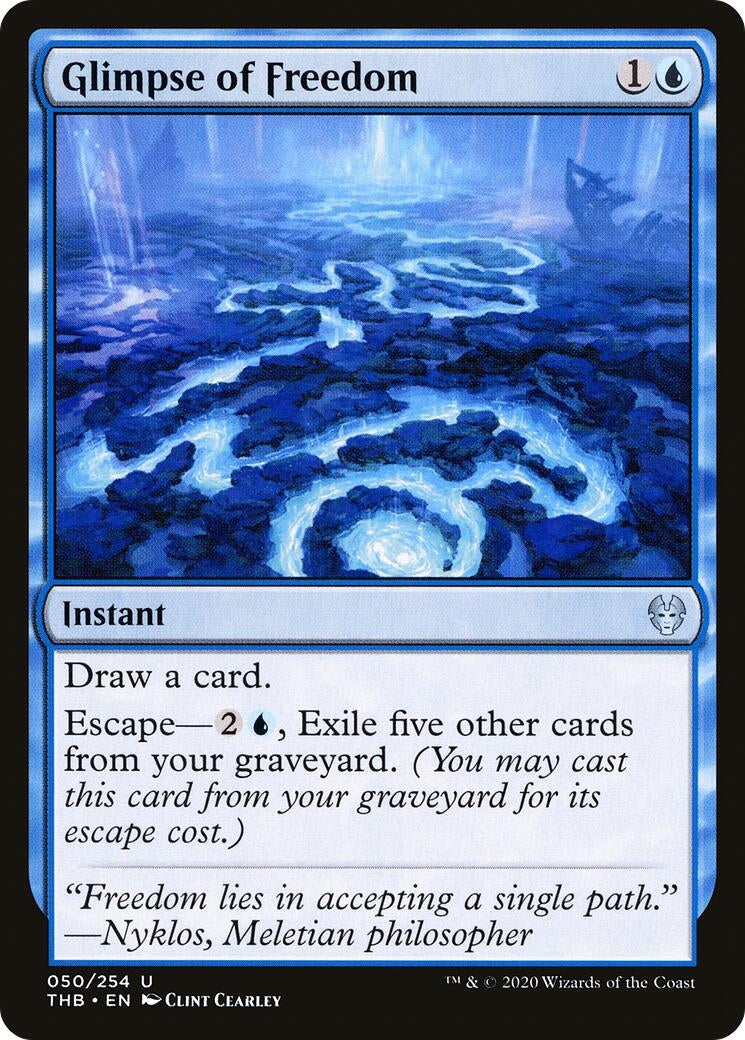 Image for Glimpse of Freedom (50) (Theros Beyond Death) - Magic: The Gathering