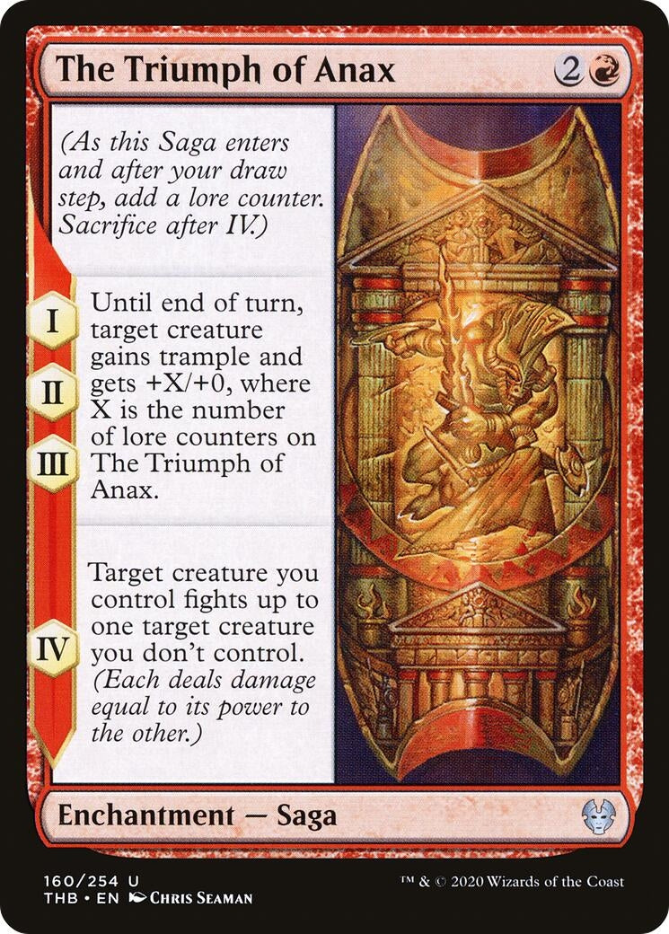 Image for The Triumph of Anax (160) (Theros Beyond Death) - Magic: The Gathering