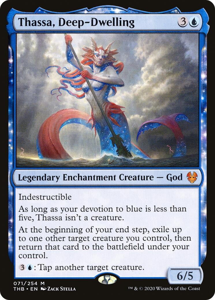 Image for Thassa, Deep-Dwelling (71) (Theros Beyond Death) - Magic: The Gathering