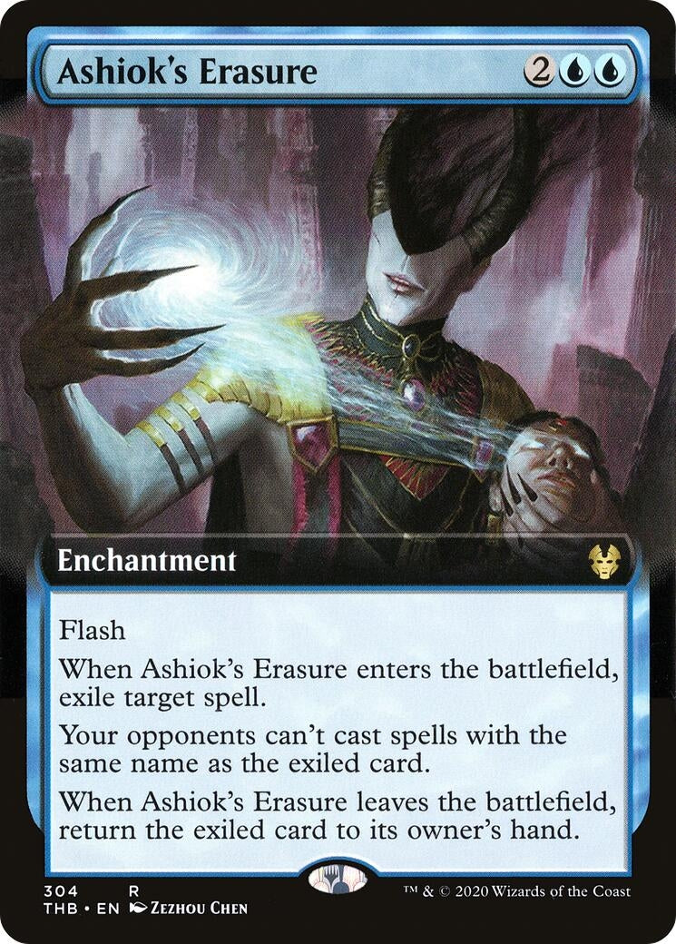 Image for Ashiok's Erasure (Extended Art) (304) (Theros Beyond Death) - Magic: The Gathering