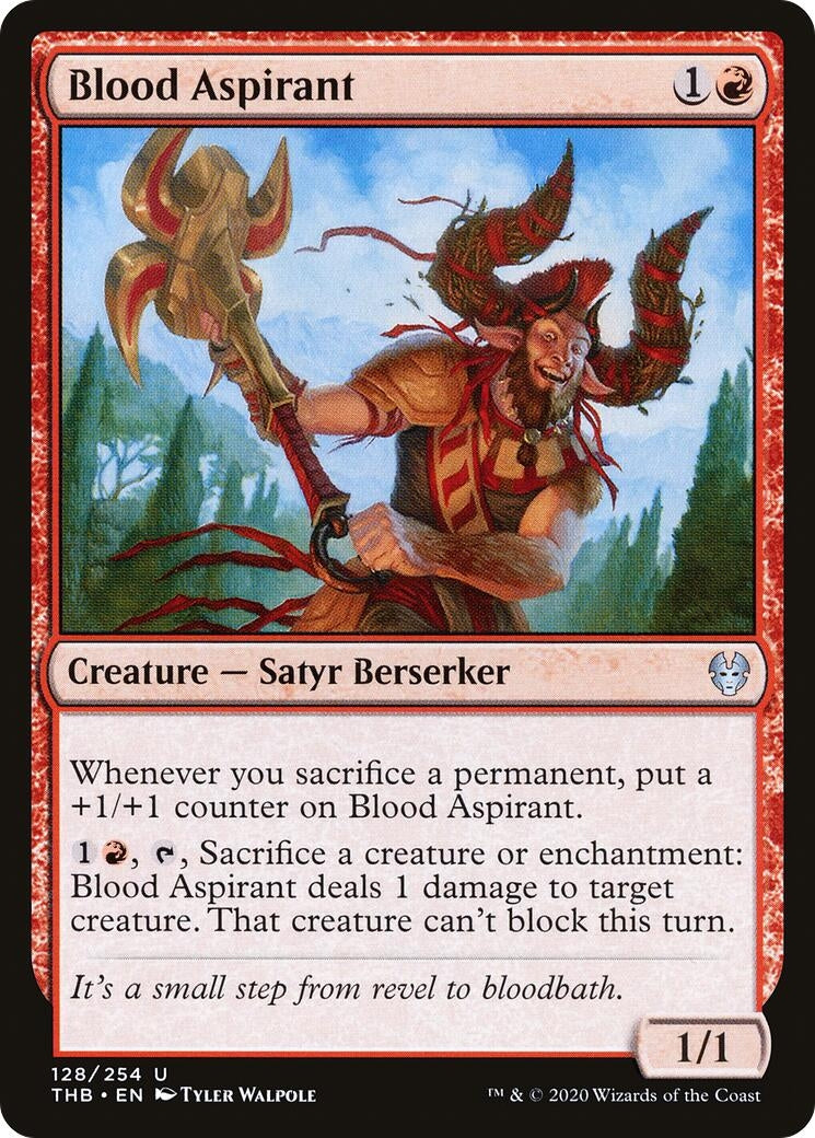 Image for Blood Aspirant (128) (Theros Beyond Death) - Magic: The Gathering