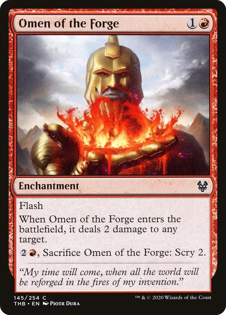 Image for Omen of the Forge (145) (Theros Beyond Death) - Magic: The Gathering