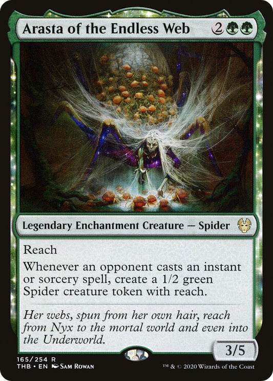 Image for Arasta of the Endless Web (165) (Theros Beyond Death) - Magic: The Gathering