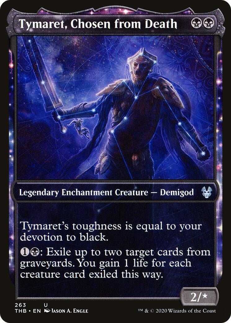 Image for Tymaret, Chosen from Death (Showcase) (263) (Theros Beyond Death) - Magic: The Gathering