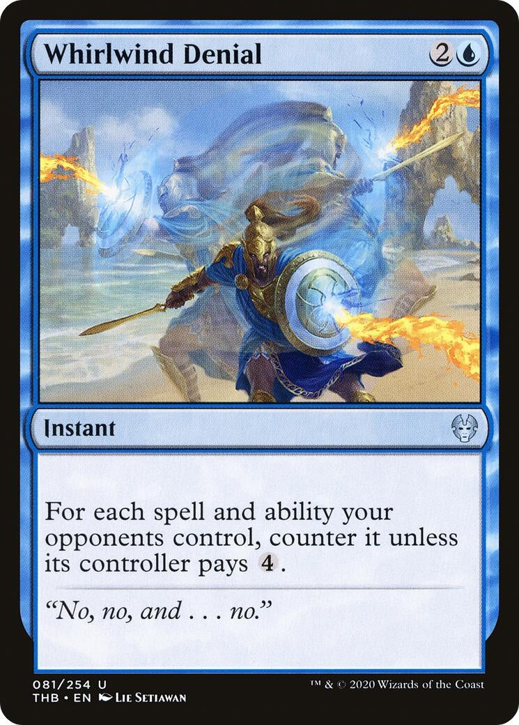 Image for Whirlwind Denial (81) (Theros Beyond Death) - Magic: The Gathering