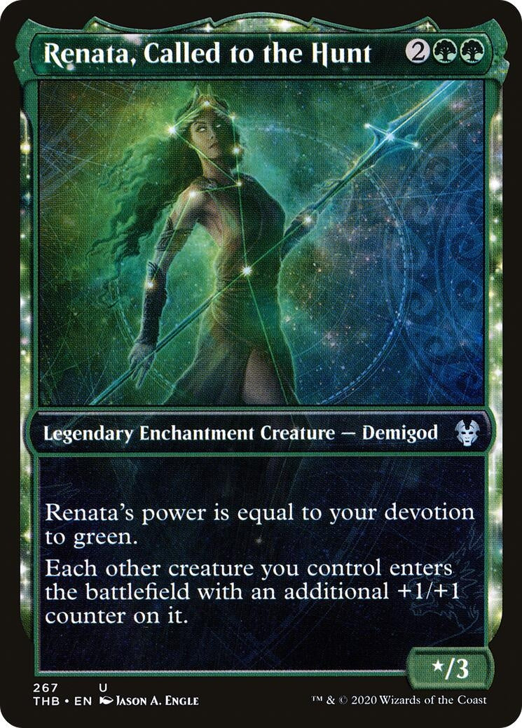 Image for Renata, Called to the Hunt (Showcase) (267) (Theros Beyond Death) - Magic: The Gathering