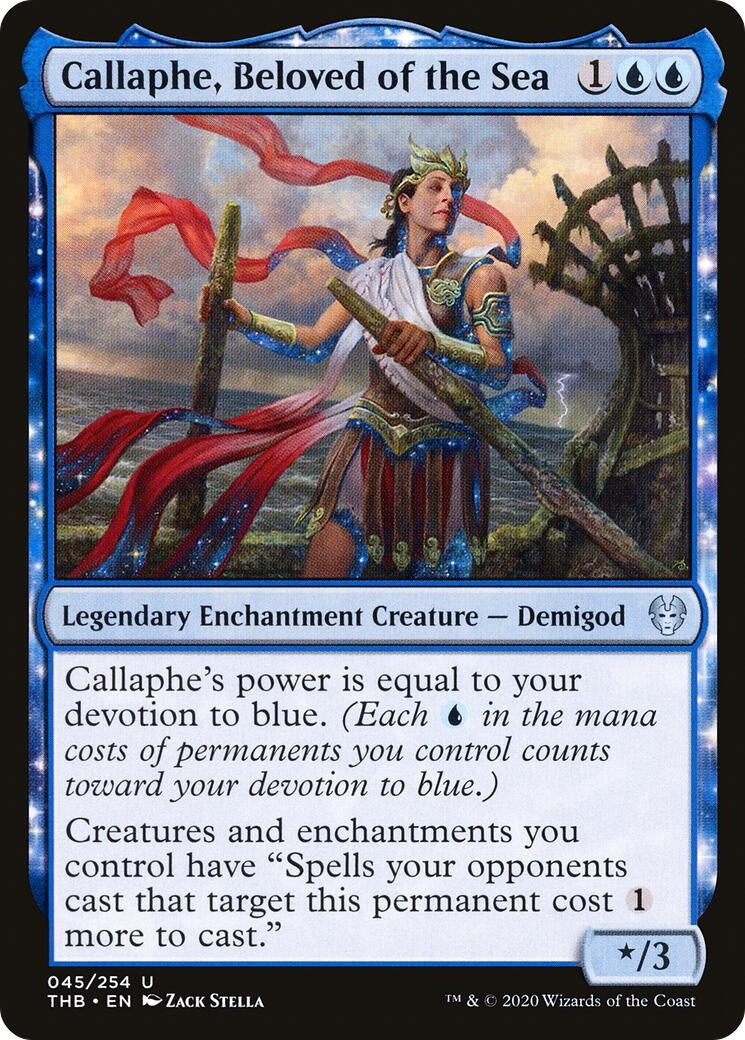 Image for Callaphe, Beloved of the Sea (45) (Theros Beyond Death) - Magic: The Gathering