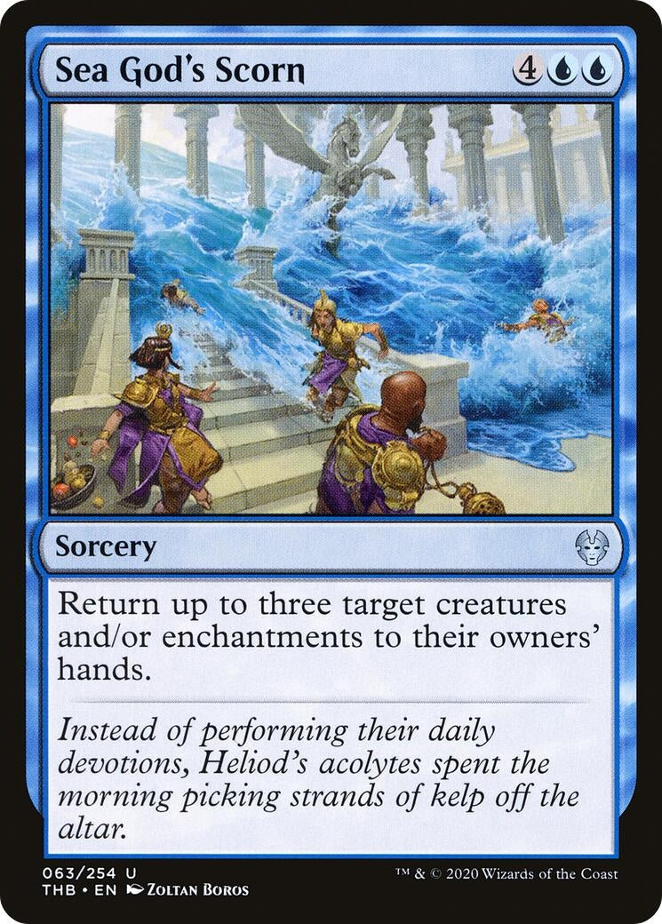 Image for Sea God's Scorn (63) (Theros Beyond Death) - Magic: The Gathering