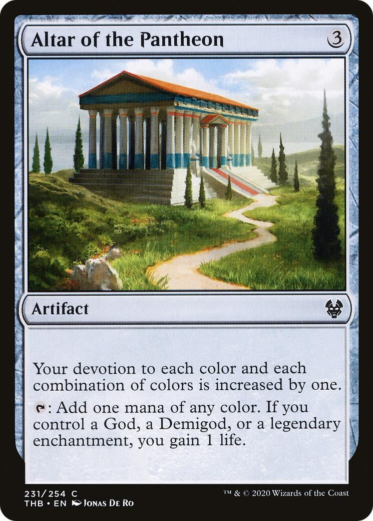 Image for Altar of the Pantheon (231) (Theros Beyond Death) - Magic: The Gathering