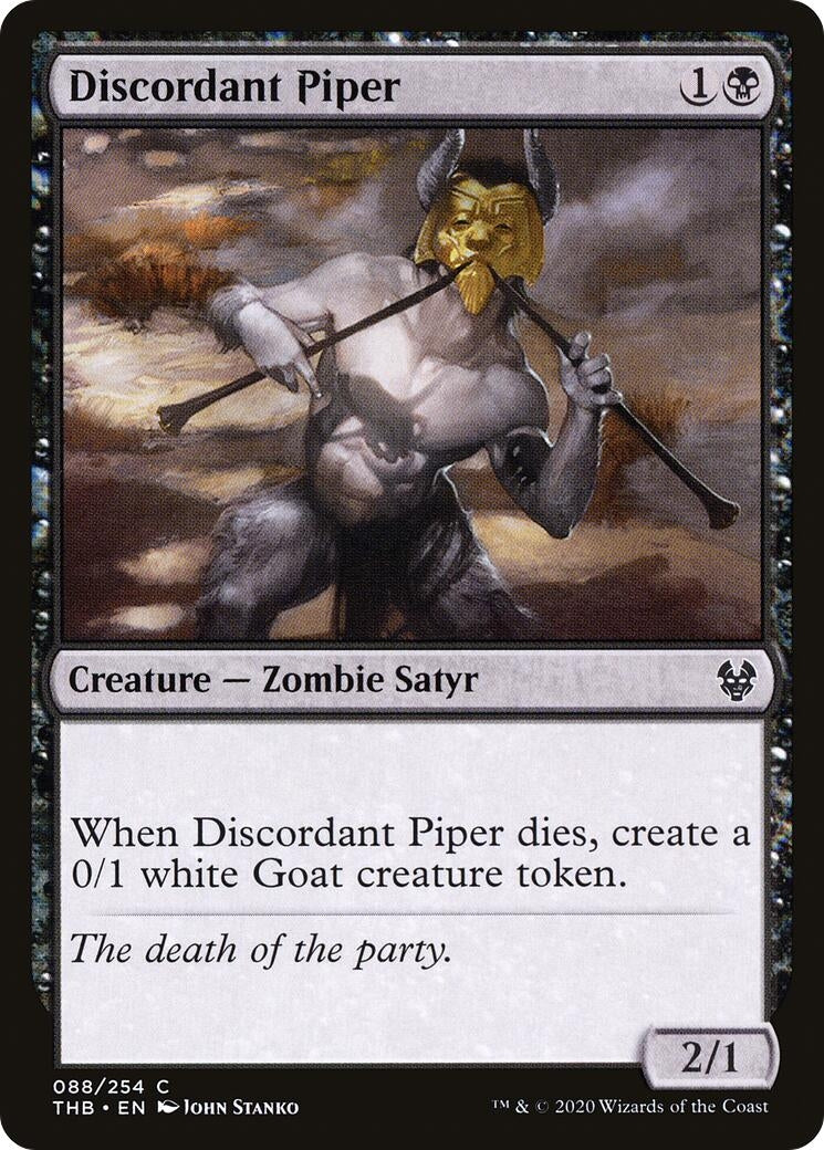 Image for Discordant Piper (88) (Theros Beyond Death) - Magic: The Gathering