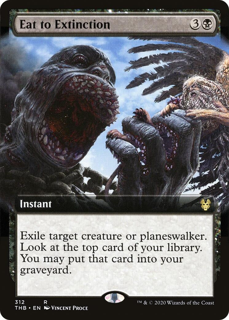 Image for Eat to Extinction (Extended Art) (312) (Theros Beyond Death) - Magic: The Gathering