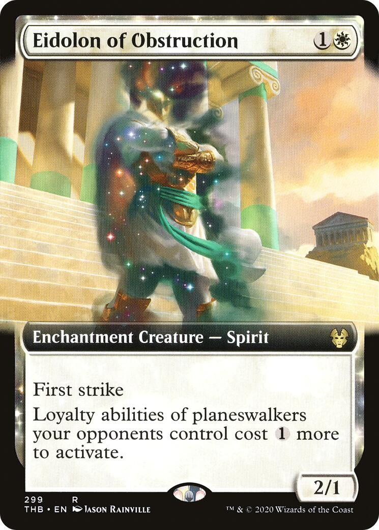 Image for Eidolon of Obstruction (Extended Art) (299) (Theros Beyond Death) - Magic: The Gathering