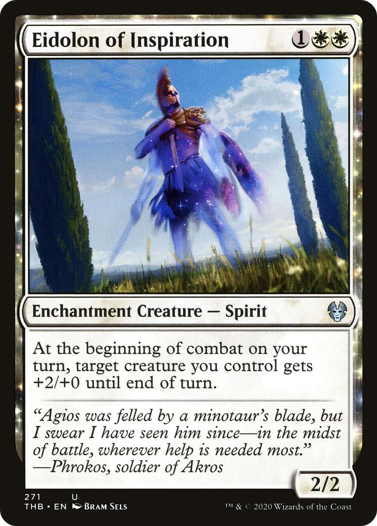 Image for Eidolon of Inspiration (271) (Theros Beyond Death) - Magic: The Gathering