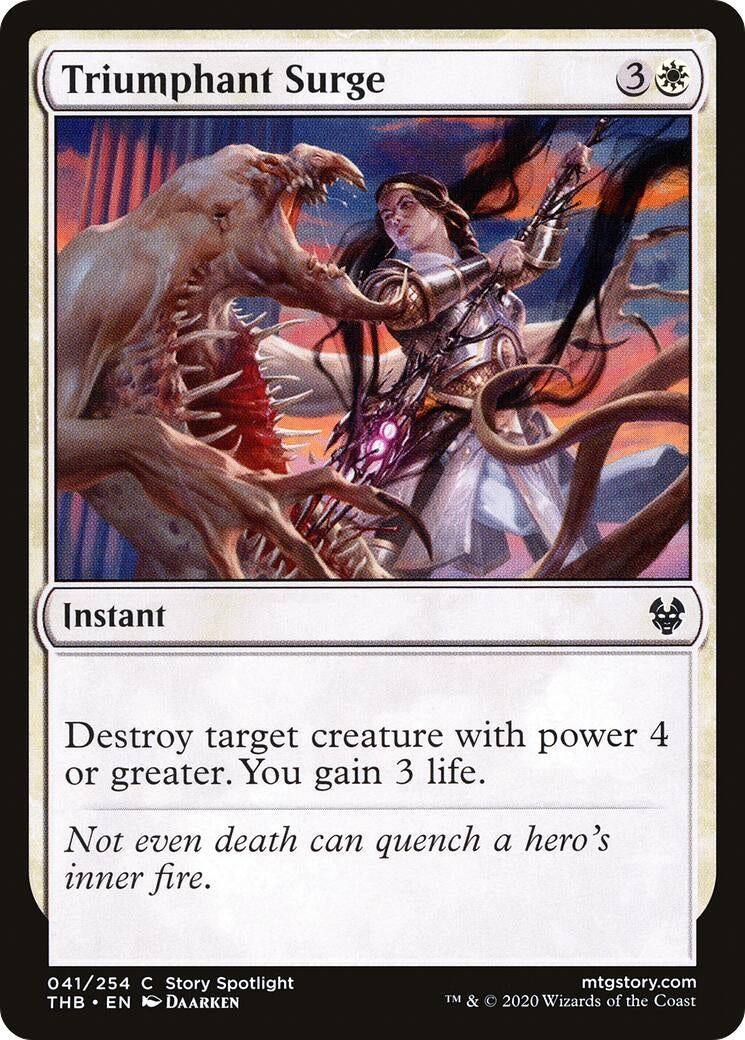 Image for Triumphant Surge (41) (Theros Beyond Death) - Magic: The Gathering