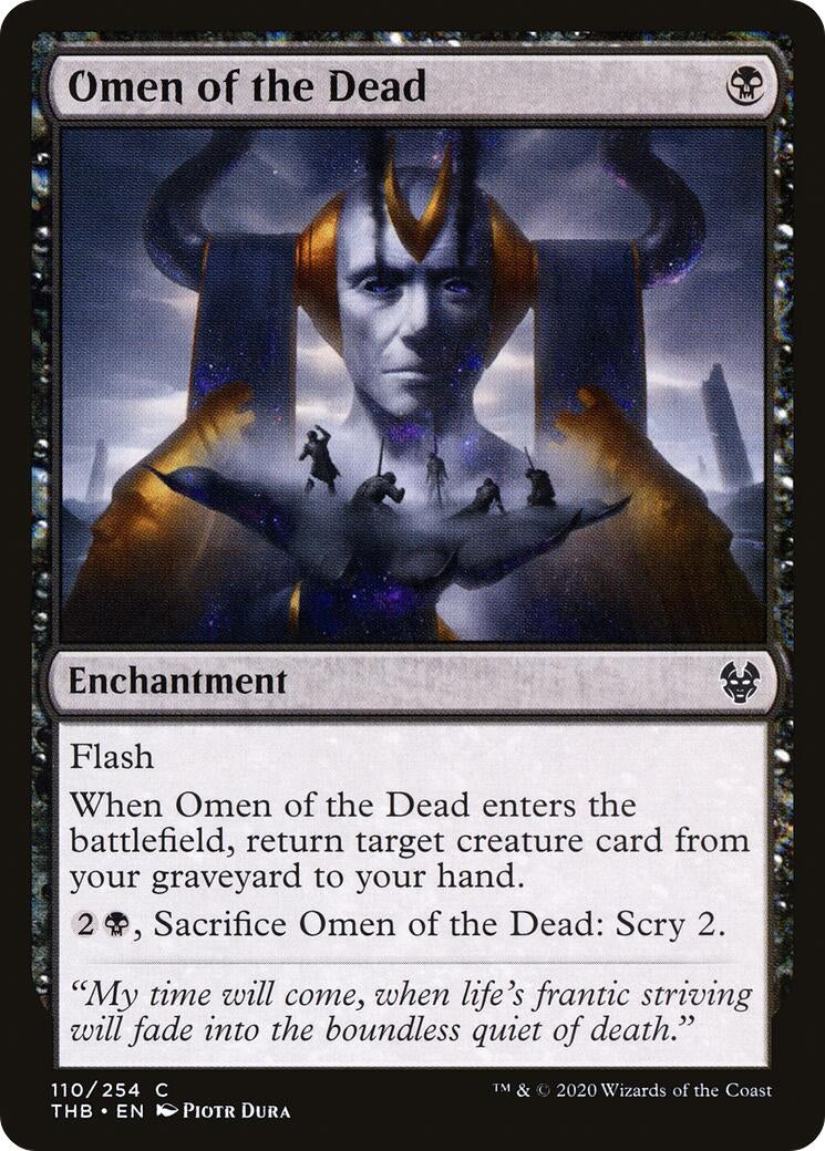 Image for Omen of the Dead (110) (Theros Beyond Death) - Magic: The Gathering