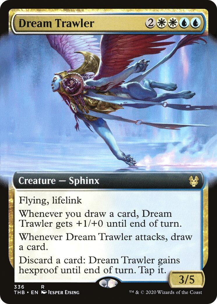 Image for Dream Trawler (Extended Art) (336) (Theros Beyond Death) - Magic: The Gathering