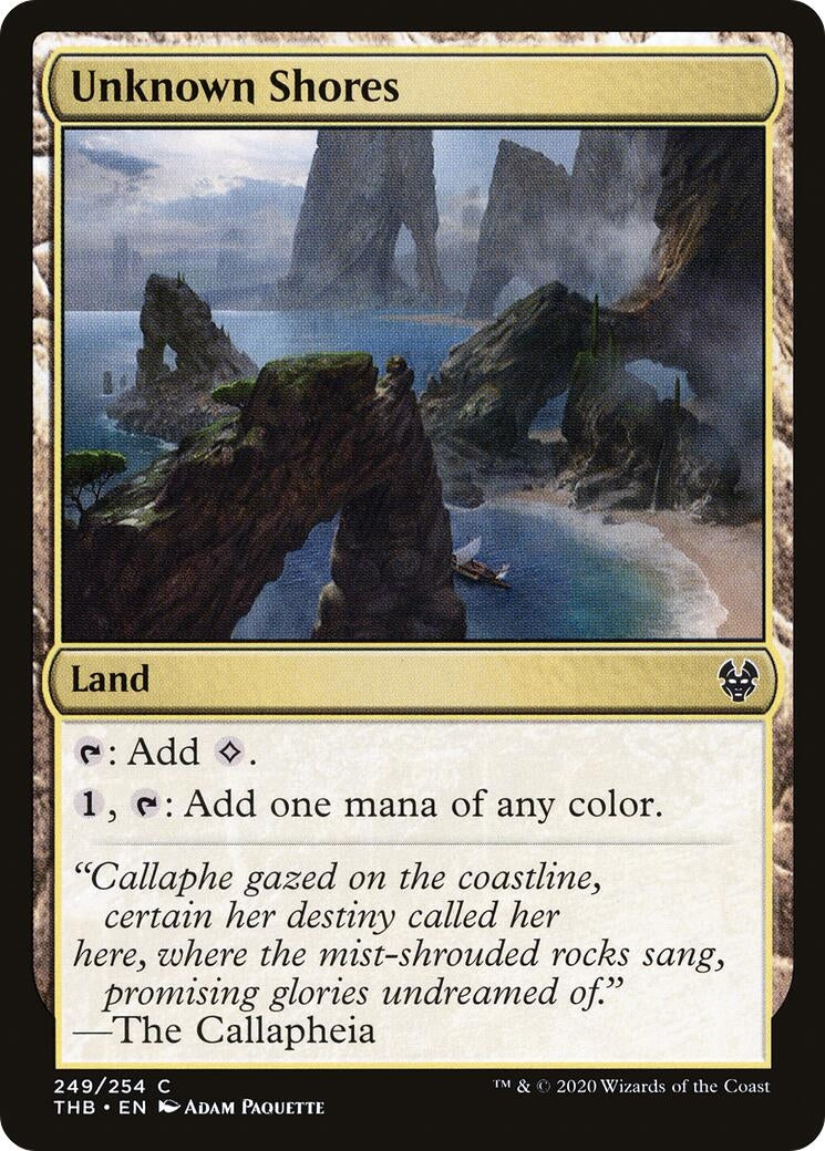 Image for Unknown Shores (249) (Theros Beyond Death) - Magic: The Gathering