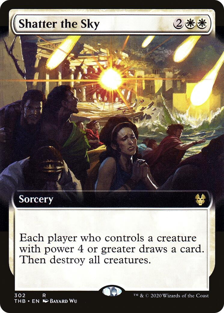 Image for Shatter the Sky (Extended Art) (302) (Theros Beyond Death) - Magic: The Gathering