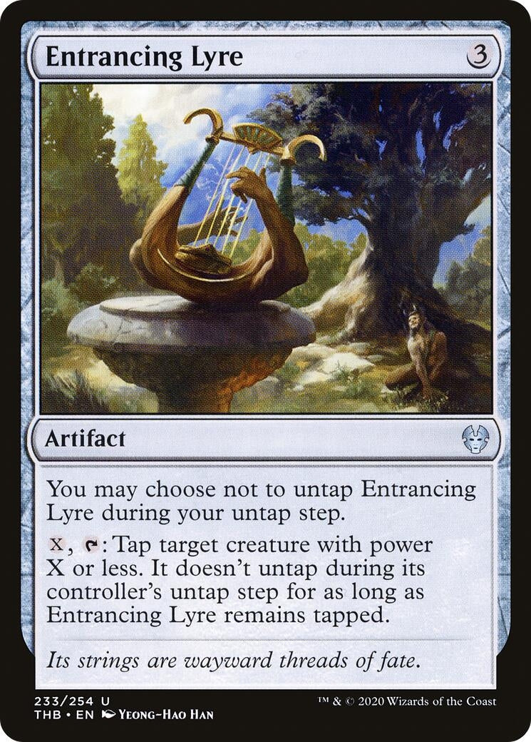 Image for Entrancing Lyre (233) (Theros Beyond Death) - Magic: The Gathering
