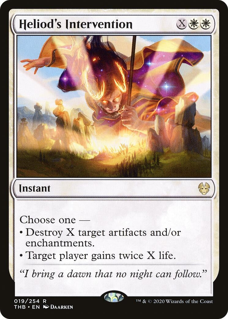 Image for Heliod's Intervention (19) (Theros Beyond Death) - Magic: The Gathering