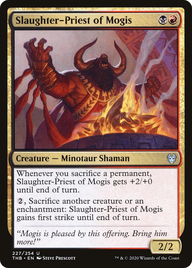 Image for Slaughter-Priest of Mogis (227) (Theros Beyond Death) - Magic: The Gathering