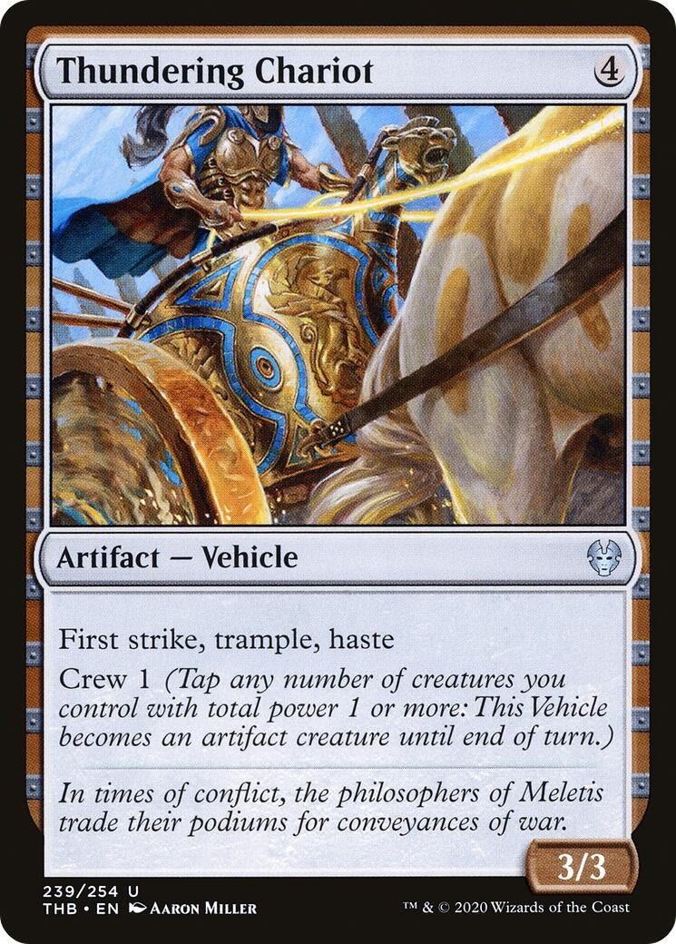 Image for Thundering Chariot (239) (Theros Beyond Death) - Magic: The Gathering