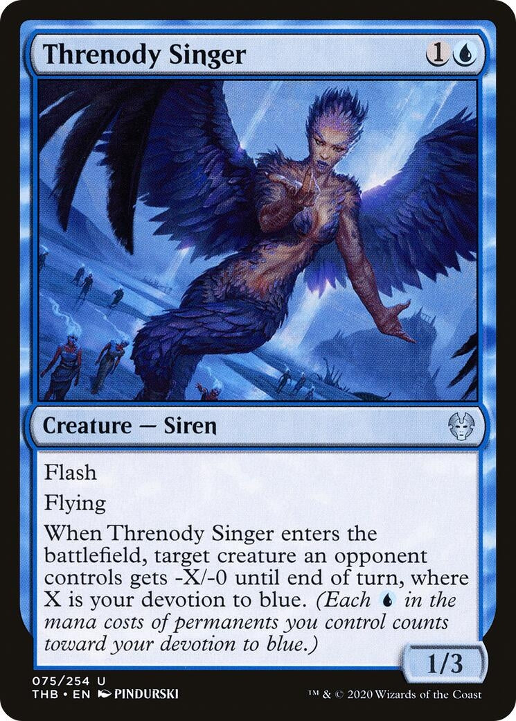 Image for Threnody Singer (75) (Theros Beyond Death) - Magic: The Gathering