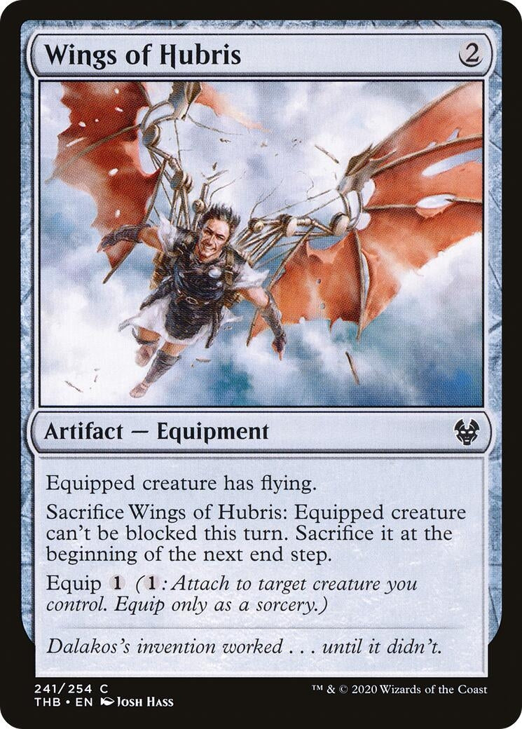 Image for Wings of Hubris (241) (Theros Beyond Death) - Magic: The Gathering