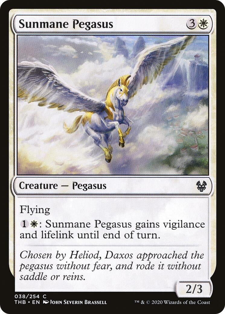 Image for Sunmane Pegasus (38) (Theros Beyond Death) - Magic: The Gathering