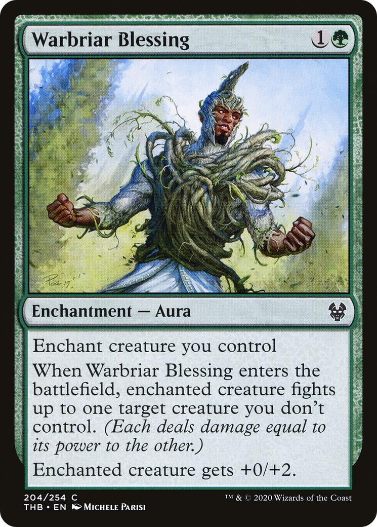 Image for Warbriar Blessing (204) (Theros Beyond Death) - Magic: The Gathering