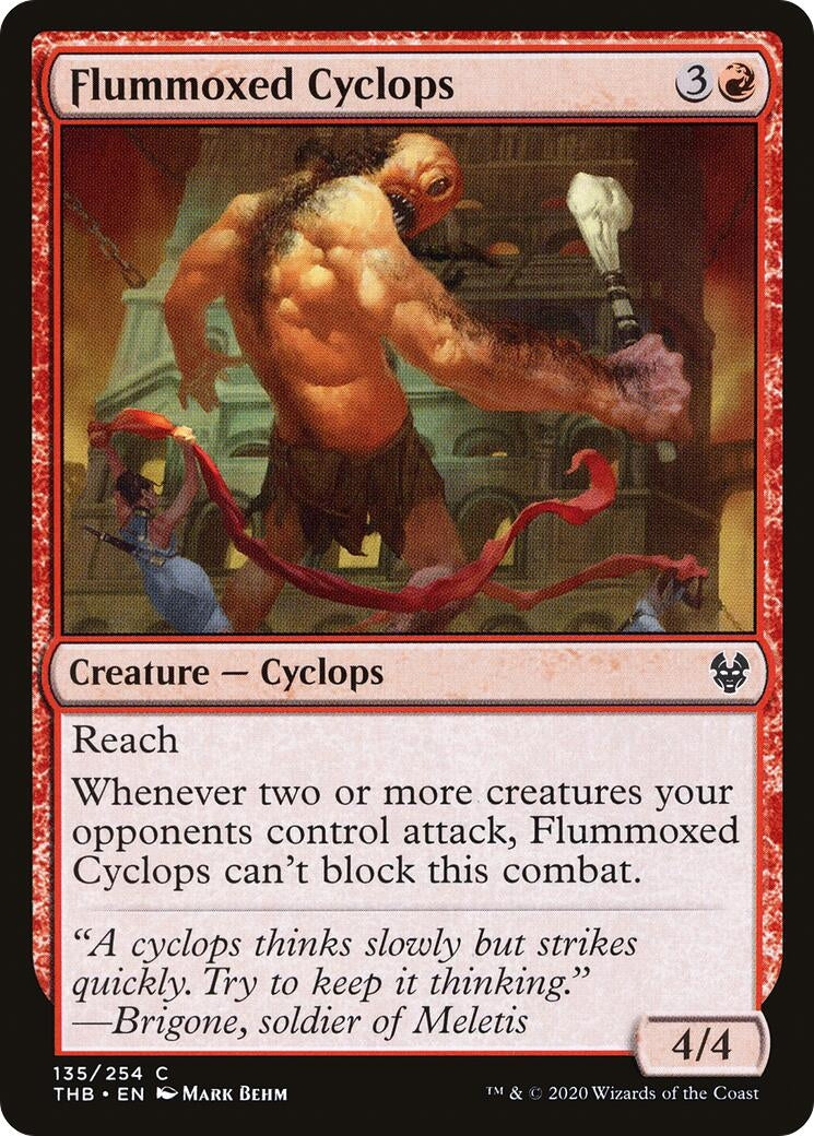 Image for Flummoxed Cyclops (135) (Theros Beyond Death) - Magic: The Gathering