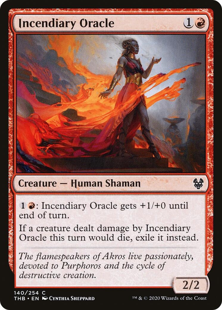 Image for Incendiary Oracle (140) (Theros Beyond Death) - Magic: The Gathering