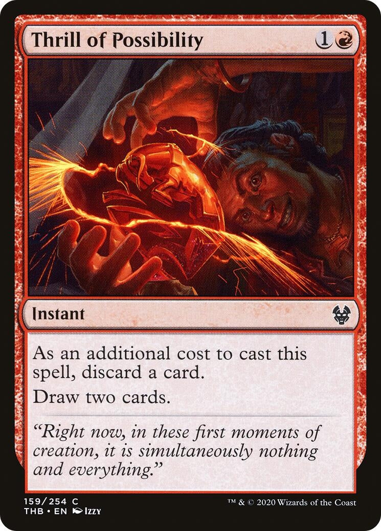 Image for Thrill of Possibility (159) (Theros Beyond Death) - Magic: The Gathering