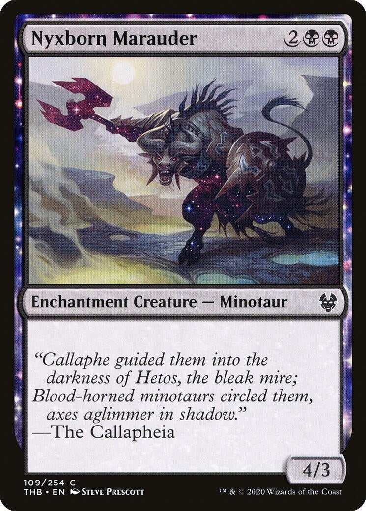 Image for Nyxborn Marauder (109) (Theros Beyond Death) - Magic: The Gathering