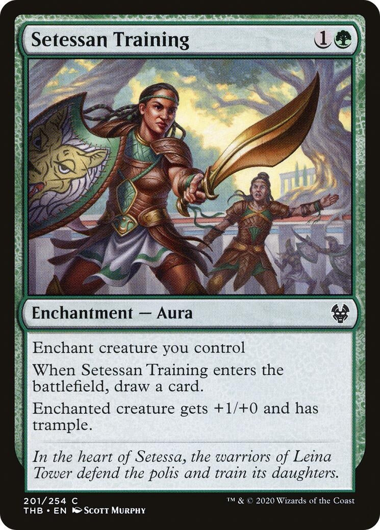 Image for Setessan Training (201) (Theros Beyond Death) - Magic: The Gathering
