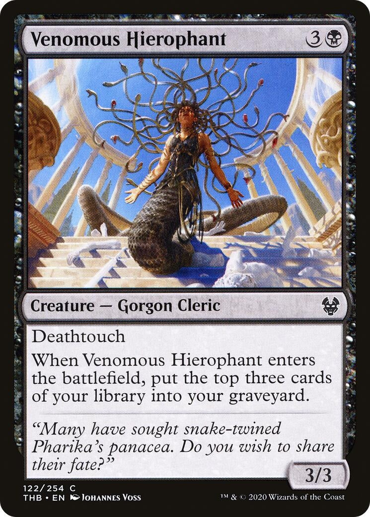 Image for Venomous Hierophant (122) (Theros Beyond Death) - Magic: The Gathering