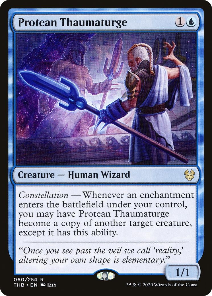 Image for Protean Thaumaturge (60) (Theros Beyond Death) - Magic: The Gathering