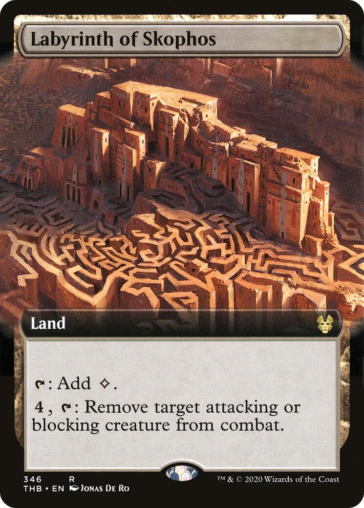 Image for Labyrinth of Skophos (Extended Art) (346) (Theros Beyond Death) - Magic: The Gathering