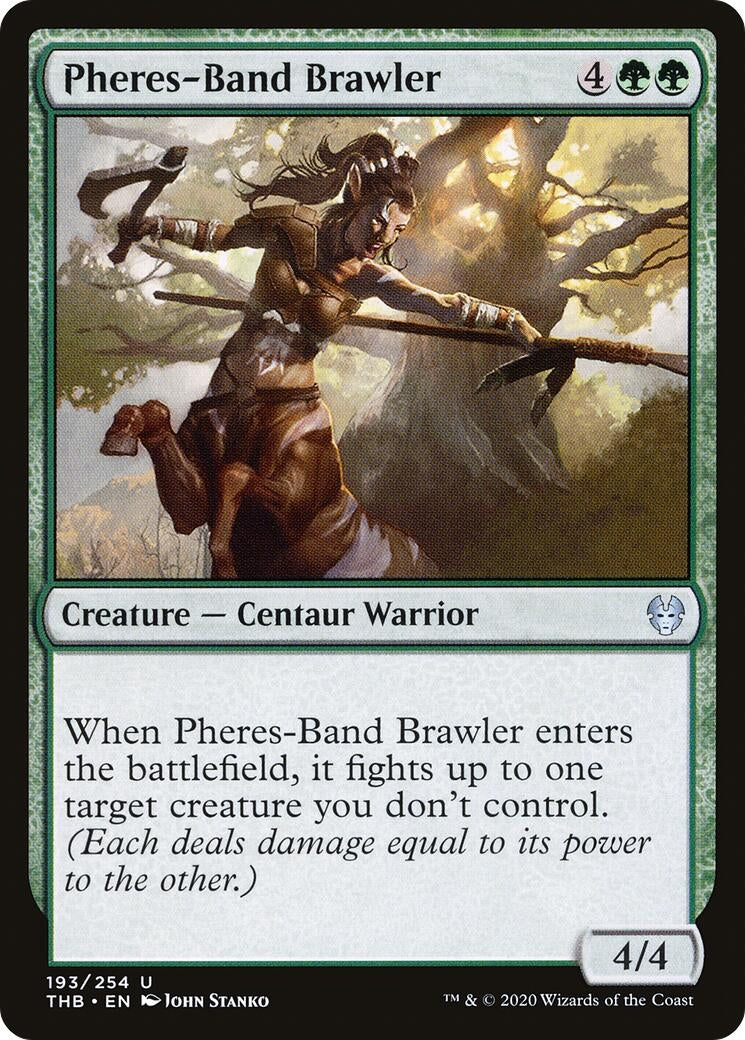 Image for Pheres-Band Brawler (193) (Theros Beyond Death) - Magic: The Gathering