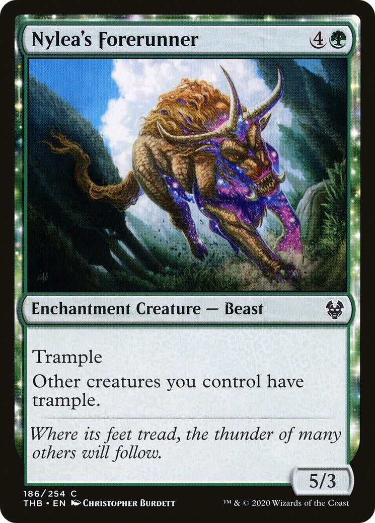 Image for Nylea's Forerunner (186) (Theros Beyond Death) - Magic: The Gathering