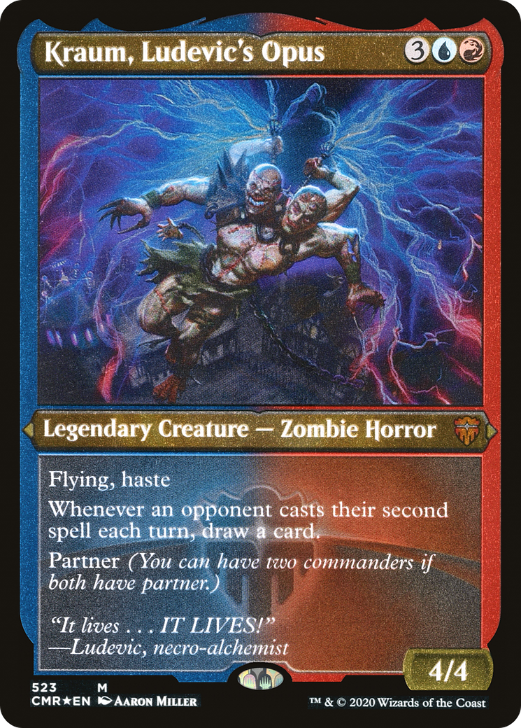 Kraum, Ludevic's Opus (Foil Etched) (CMR-523) - Commander Legends Etched Foil