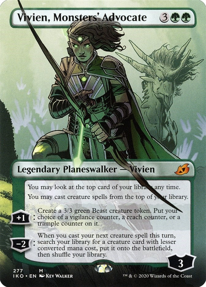 Image for Vivien, Monsters' Advocate (Borderless) (277) (IKO) - Magic: The Gathering
