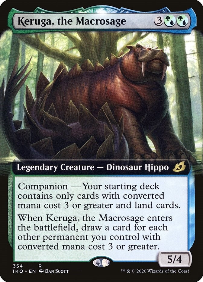 Image for Keruga, the Macrosage (Extended Art) (354) (IKO) - Magic: The Gathering