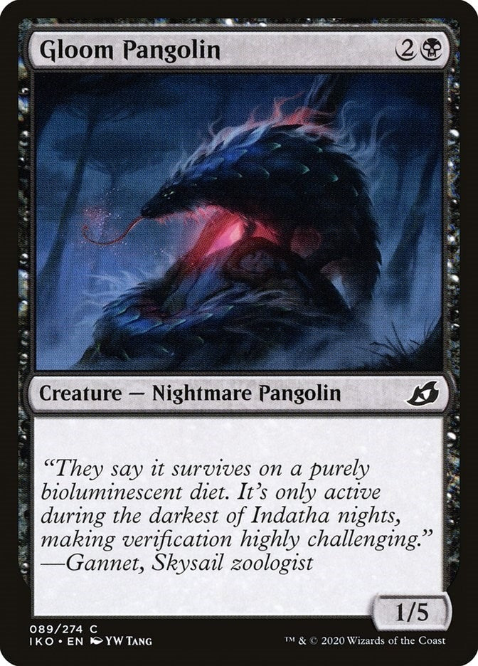 Image for Gloom Pangolin (89) (IKO) - Magic: The Gathering