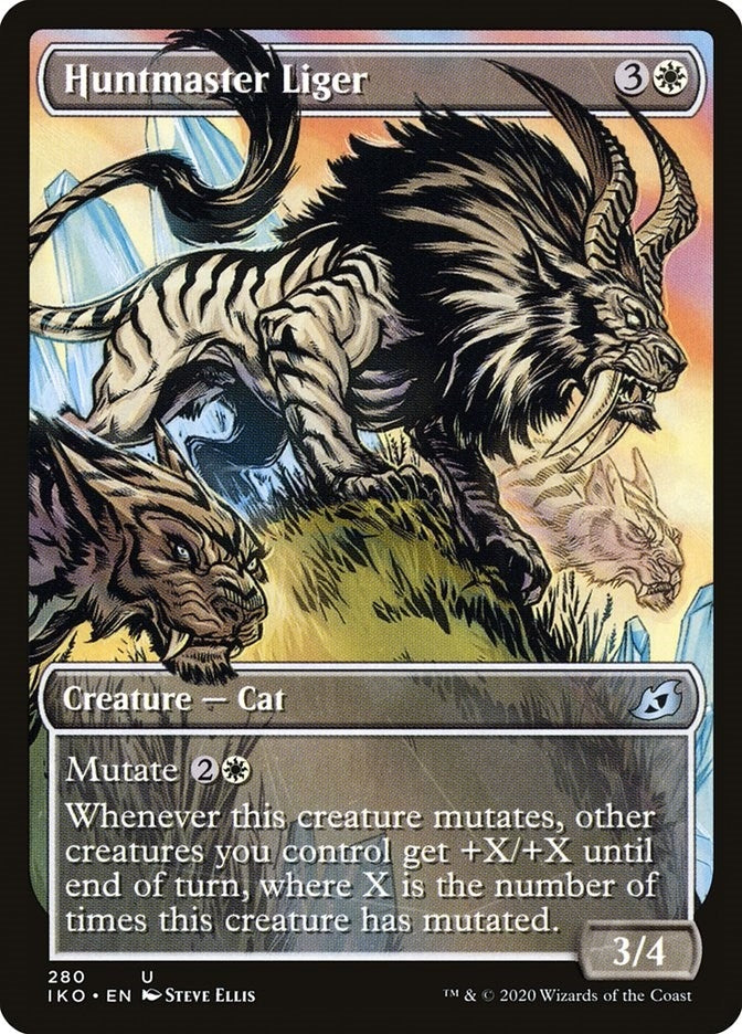 Image for Huntmaster Liger (Showcase) (280) (IKO) - Magic: The Gathering