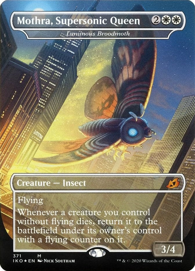 Image for Mothra, Supersonic Queen - Luminous Broodmoth (371) (IKO) - Magic: The Gathering