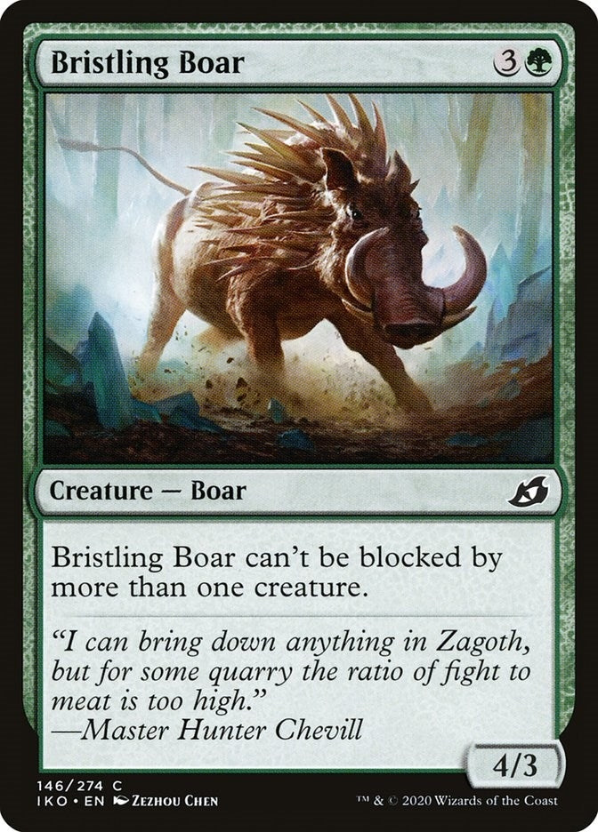 Image for Bristling Boar (146) (IKO) - Magic: The Gathering