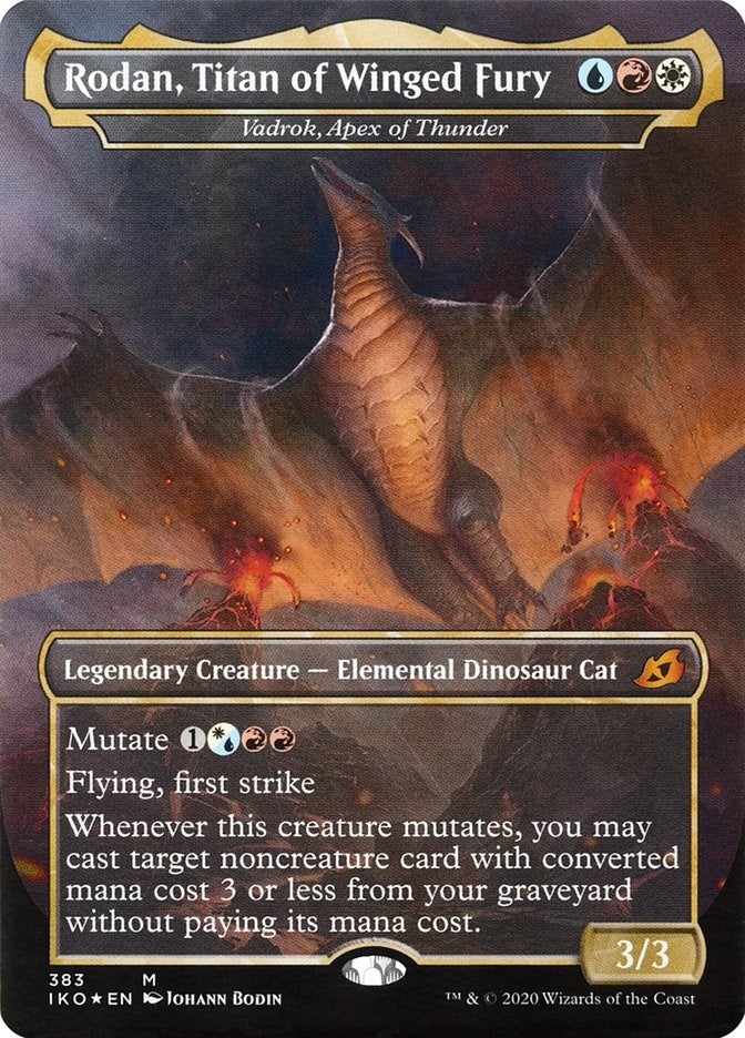 Image for Rodan, Titan of Winged Fury - Vadrok, Apex of Thunder (383) (IKO) - Magic: The Gathering