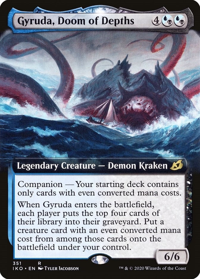 Image for Gyruda, Doom of Depths (Extended Art) (351) (IKO) - Magic: The Gathering